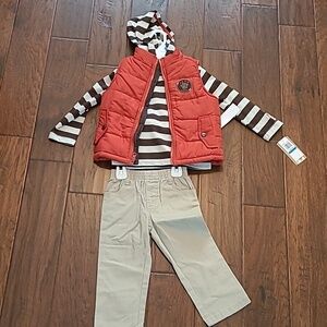 NWT Kid's Headquarters boys 3 piece set size 24M